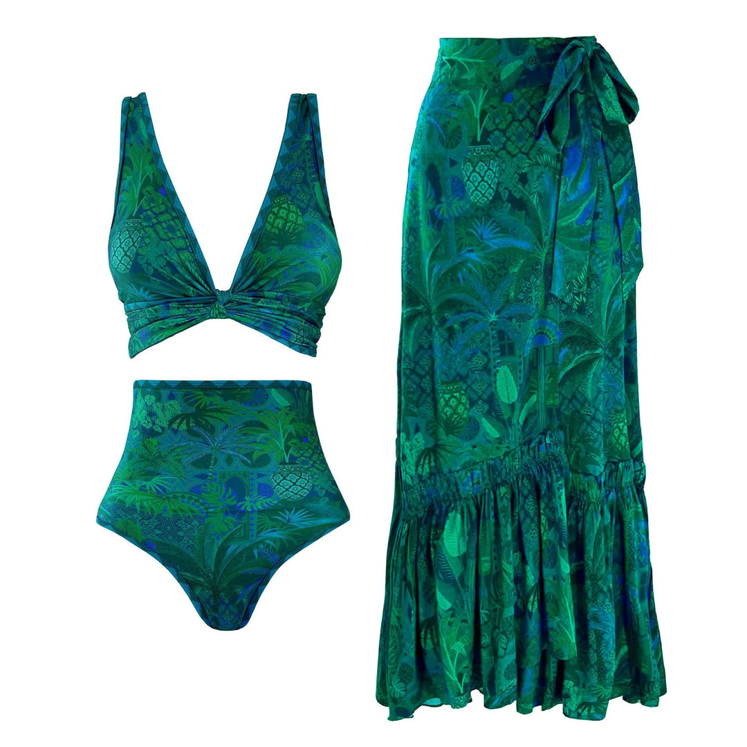Damen Buntes Bikini-Set Echo Archiv