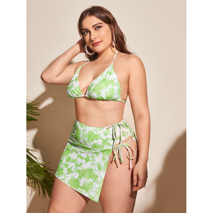 Damen Triangel-Bikini mit asymmetrischem Wickelrock Echo Archiv