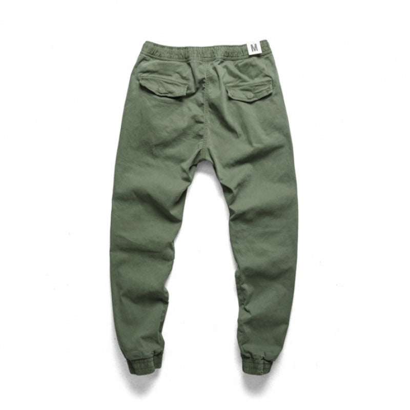 Herren bequeme Cargo-Hosen mit elastischem Bund und praktischen Taschen Echoarchiv