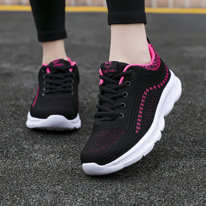 Damen nan ultraleichter Komfort-Gehsneaker für Alltag und Freizeit mit nahtlosem Strickobermaterial, reaktionsfreudiger Luftkissen-Zwischensohle und gepolstertem Fersenkragen Echo Archiv