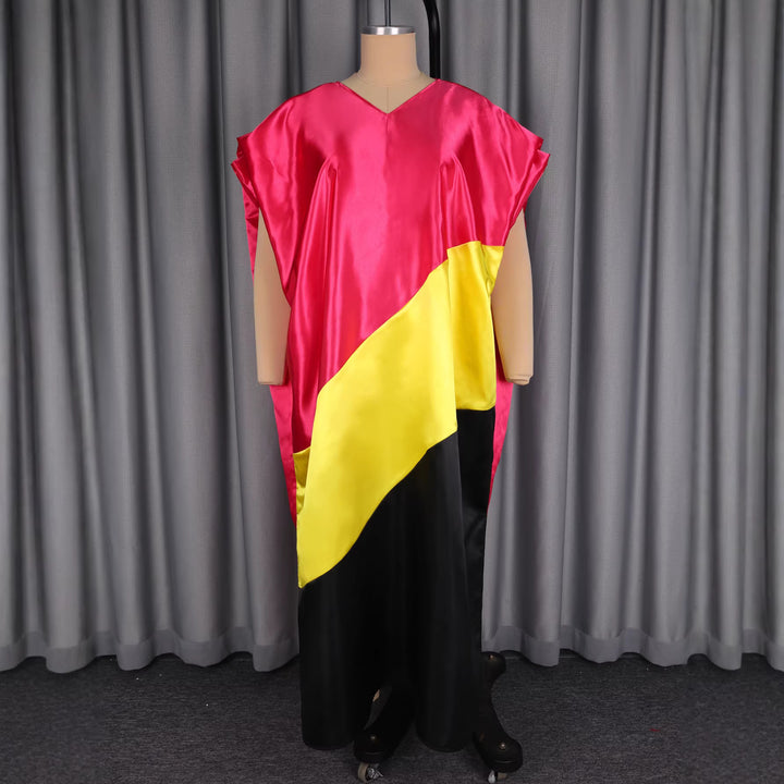 Damen asymmetrisches Kaftan-Kleid mit voluminösen Ärmeln Echo Archiv