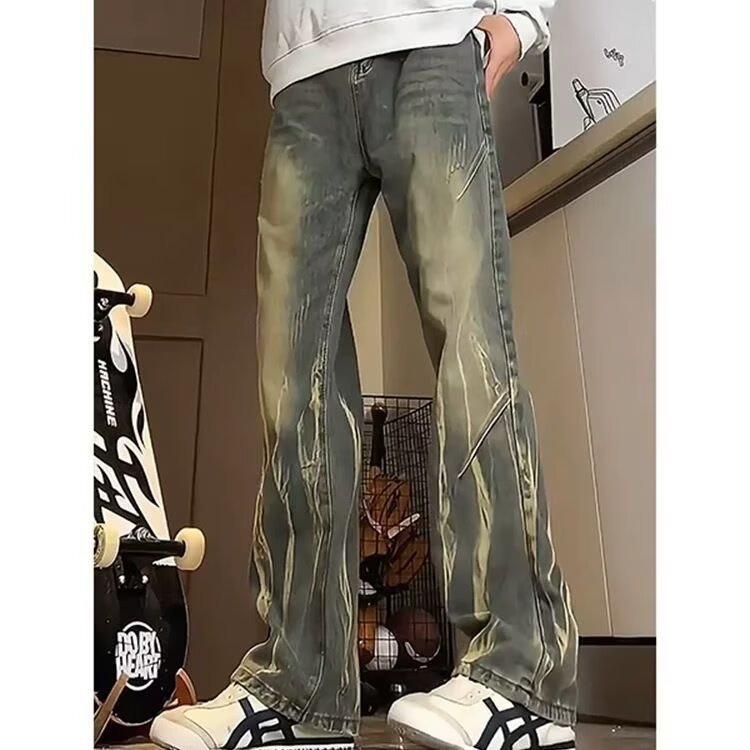 Herren lässige baggy Jeans im used Look Echoarchiv