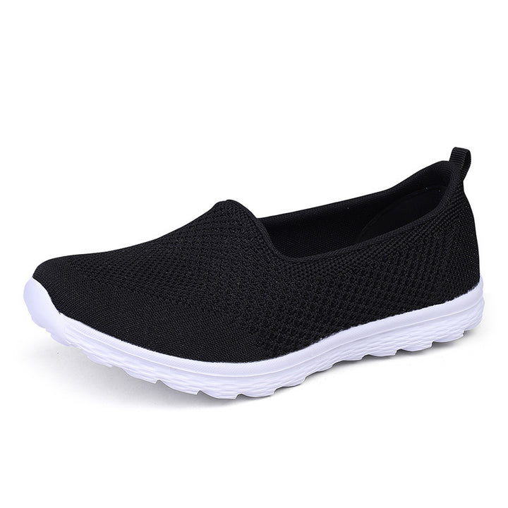 Damen nan leichter gestrickter Schlupfsneaker mit Glitzerfäden, elastischem Einstieg und flexibler Leichtsohle Echo Archiv