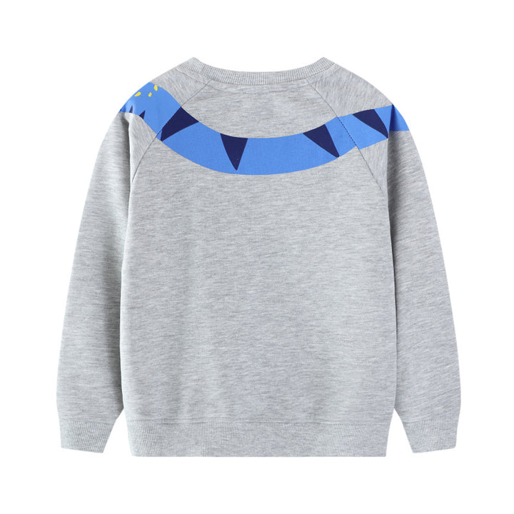 Jungen Sweatshirt mit lebhaftem Dinosaurier-Motiv Echo Archiv