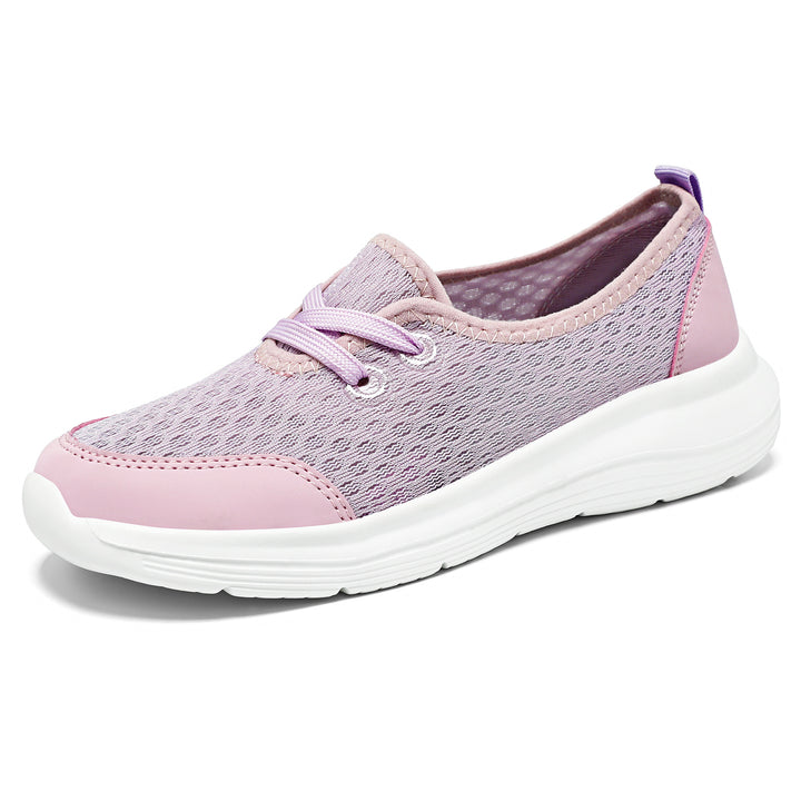 Damen nan atmungsaktiver Everyday-Slipper mit feinem Strickmesh, elastischer Zierschnürung und ergonomischer Dämpfungssohle Echo Archiv