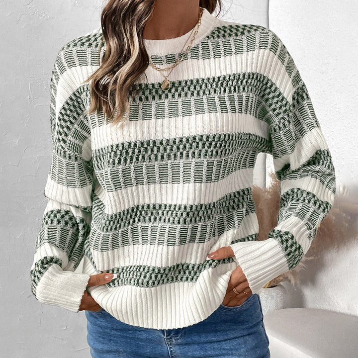 Damen Strickpullover mit Streifen Echo Archiv