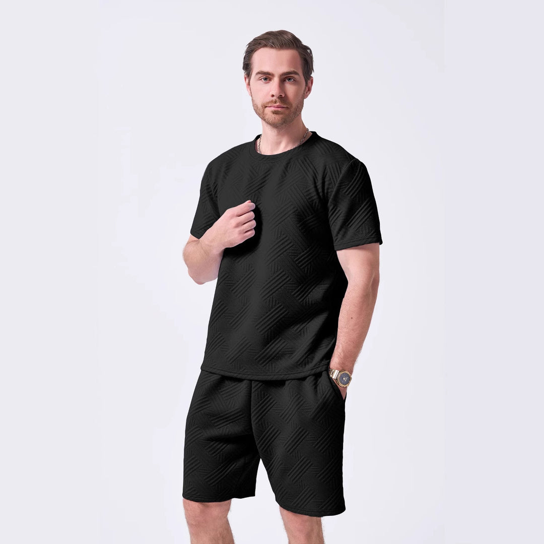Herren stylisches Sport Ensemble mit atmungsaktivem Material und elastischem Bund Echoarchiv