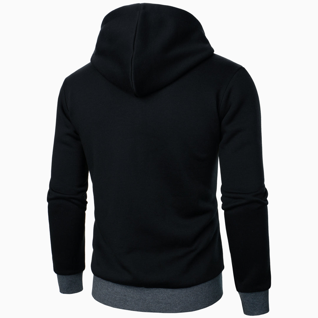 Herren Sportliche Kapuzenjacke mit Doppelschicht-Design und modernen Akzenten Echoarchiv
