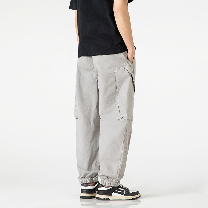 Herren leichte Tech-Cargo-Jogginghose mit elastischem Bund und multifunktionalen Taschen Echo Archiv