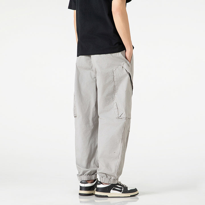 Herren leichte Tech-Cargo-Jogginghose mit elastischem Bund und multifunktionalen Taschen Echo Archiv