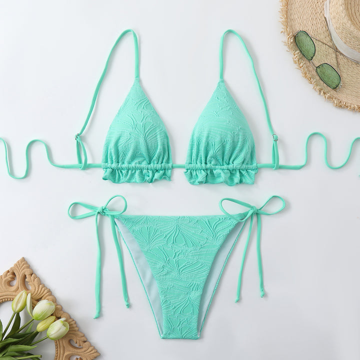 Damen Triangel-Bikini mit Rüschendetails Echo Archiv