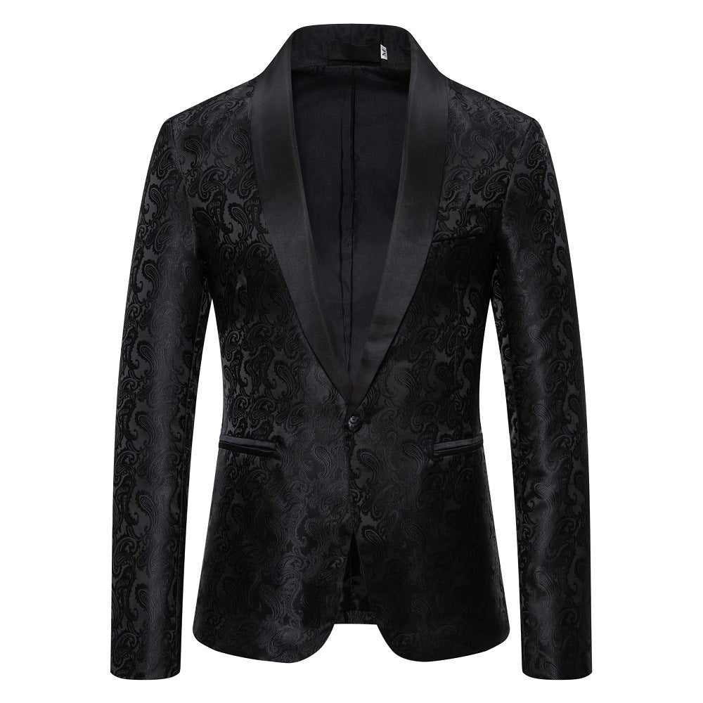 Herren extravagante Smokingjacke mit Paisleymuster Echoarchiv