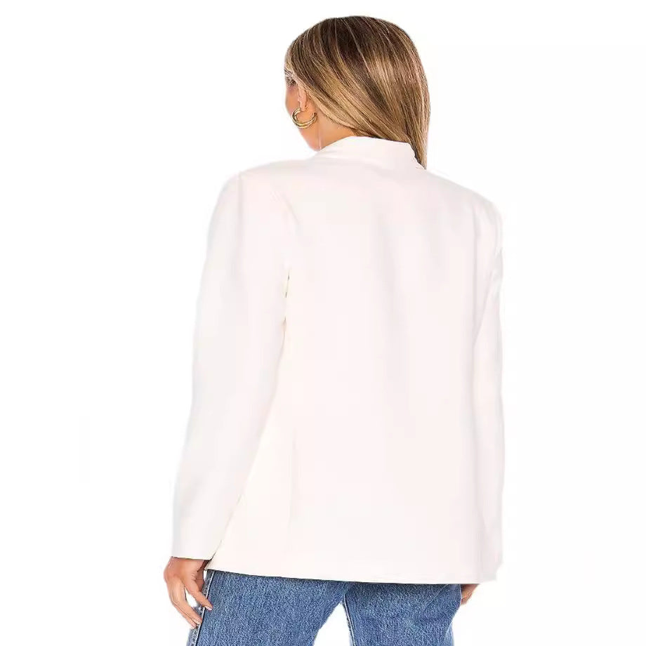 Damen Hochtaillierte vegane Lederhose mit schmaler Passform und leichtem Schlag Echoarchiv
