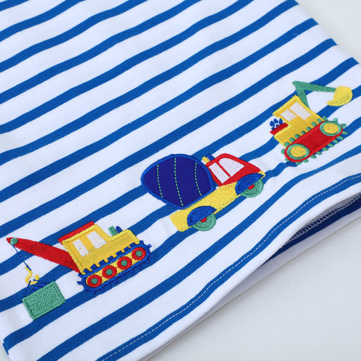 Jungen T-Shirt mit verspieltem Baustellenmotiv Echo Archiv