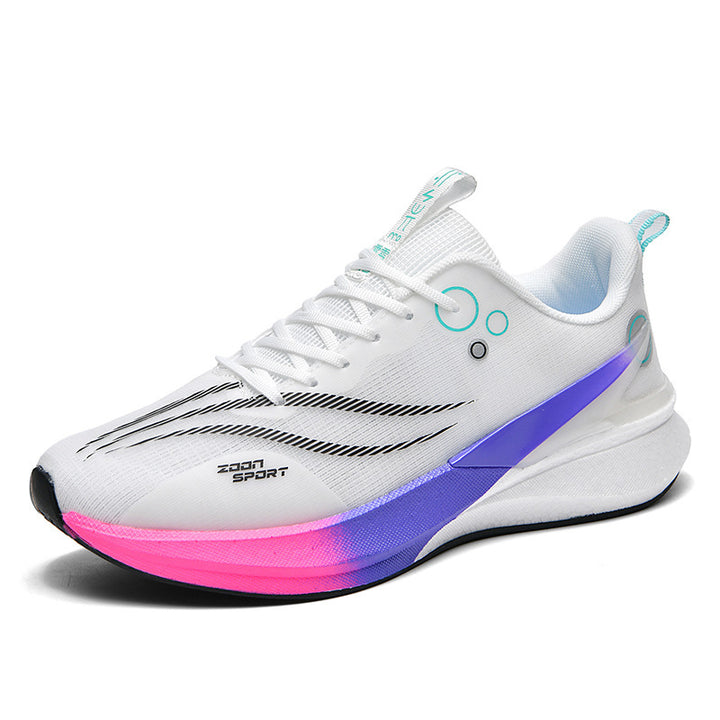 Unisex reaktive Dämpfungs-Laufschuhe mit leichtem Sprengungsprofil und atmungsaktivem Strickoberteil – Tavélo