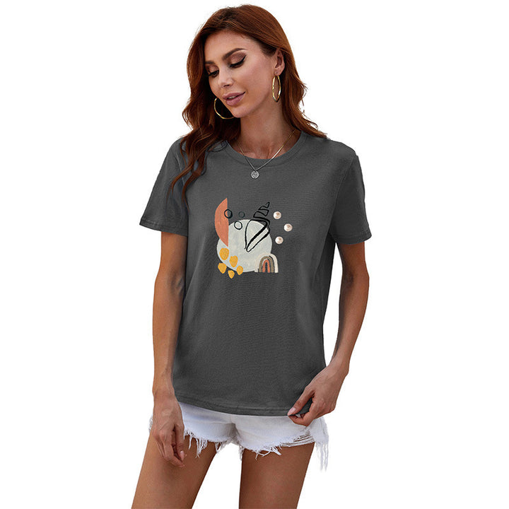 Damen Modernes T-Shirt mit Kunstmotiv Echo Archiv