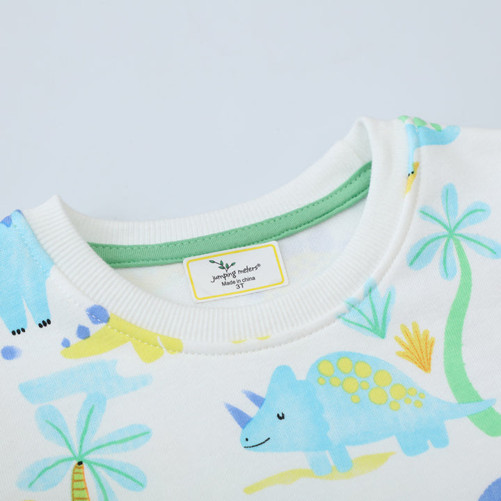Kinder Sweatshirt mit buntem Dinosaurierdruck Echo Archiv