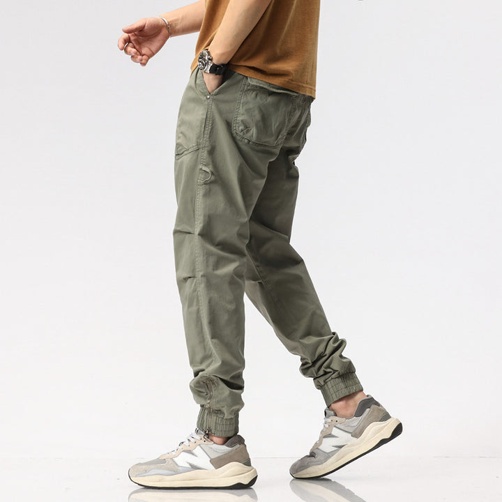 Herren Cargohose mit praktischen Taschen und elastischem Bund Echoarchiv