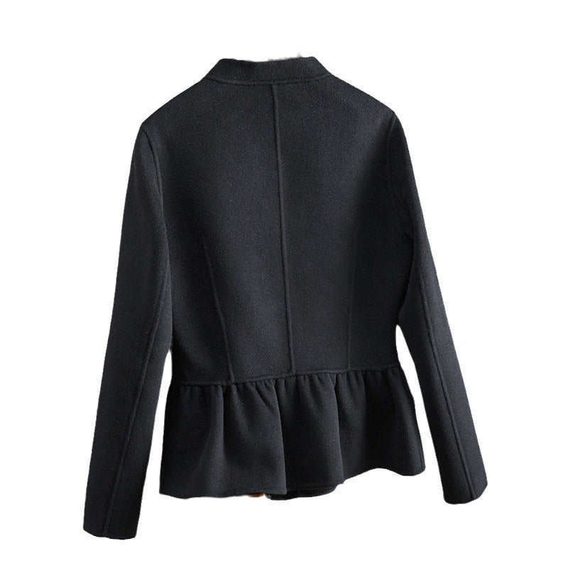 Damen Modische Blazerjacke mit peplum Schnitt Echoarchiv