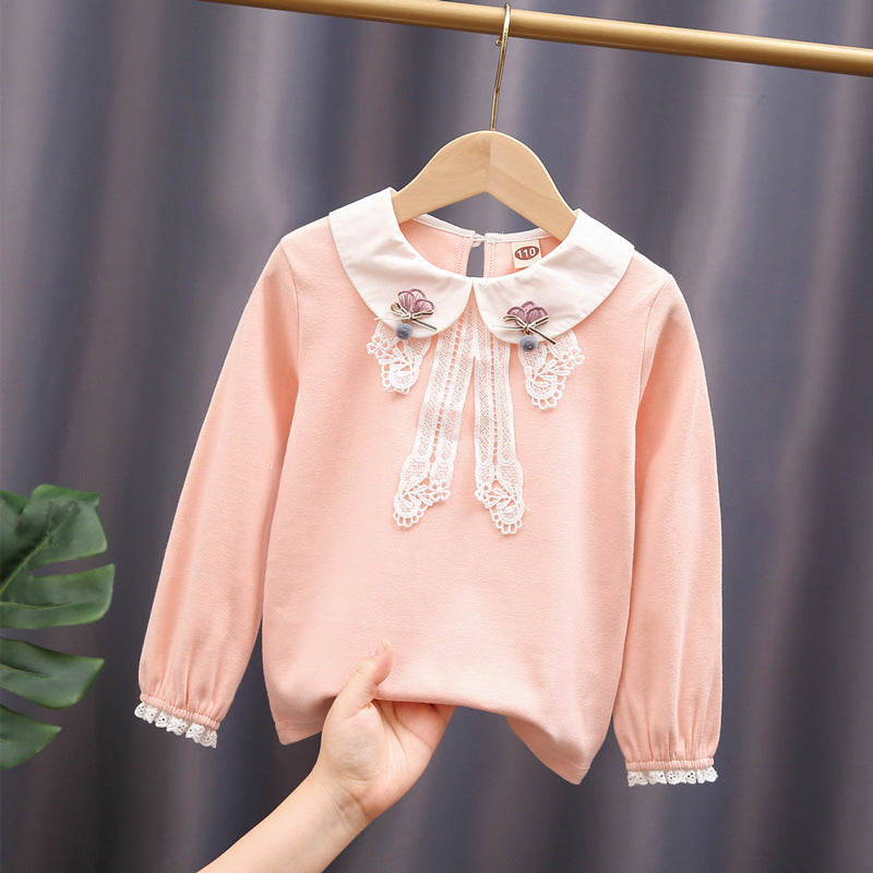 Damen elegante Bluse mit Spitzenapplikationen Echo Archiv