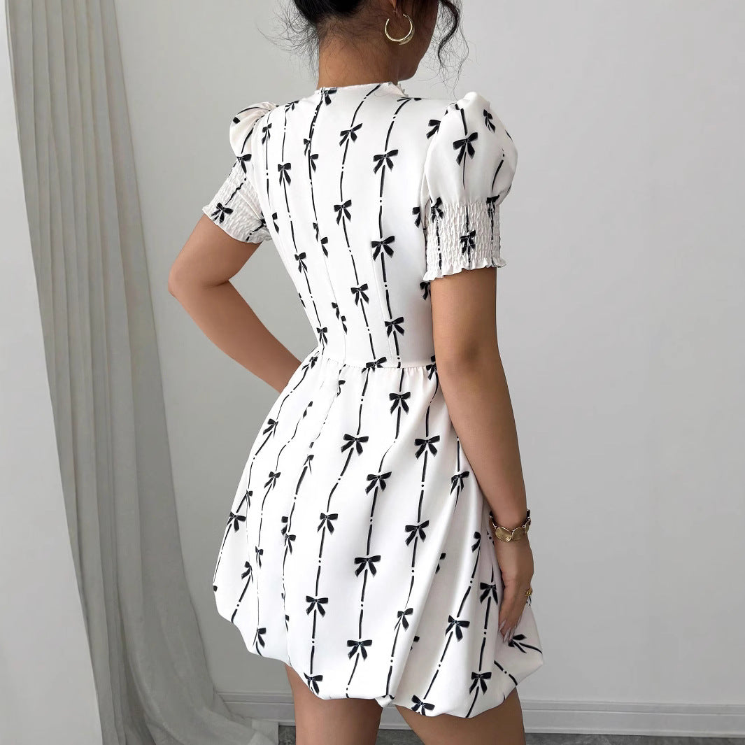 Damen Verspieltes Sommerkleid mit Rüschendetails und hochwertiger Baumwollmischung Echo Archiv