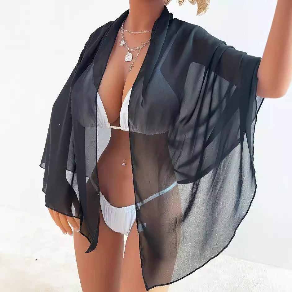 Damen eleganter beachy Sarong mit Binde-Detail Echo Archiv