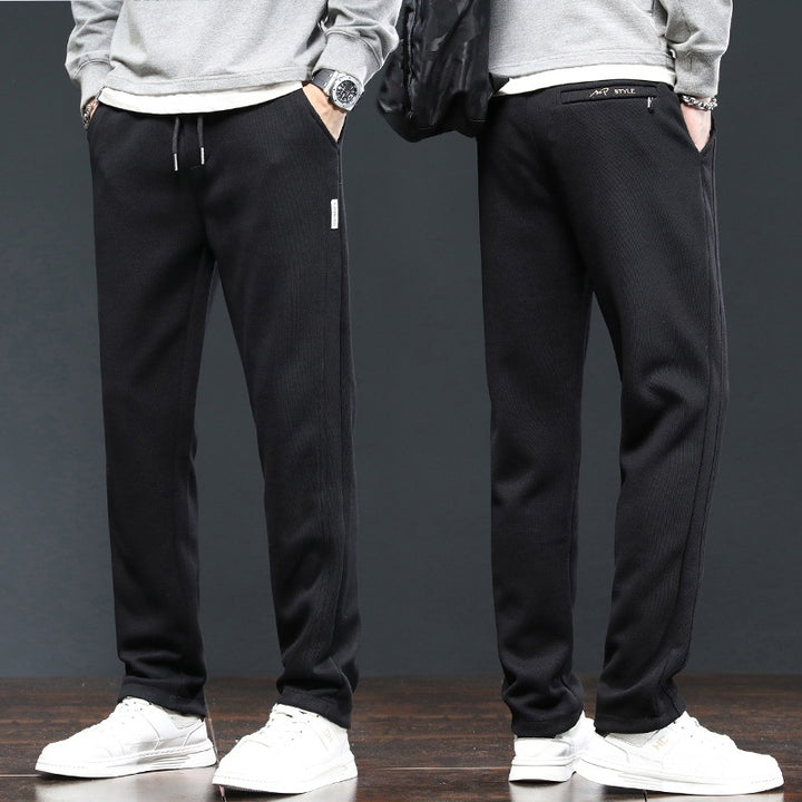 Herren Weite Cargo-Hose mit Thermofutter, Kordelbund & Utility-Taschen Echoarchiv