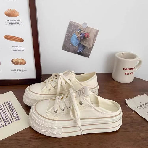 Damen Bequeme und lässige Plateau Sneakers Echo Archiv