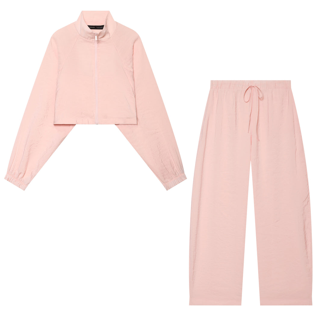 Damen nan weite Leinenlook-Loungebuxe mit elastischem Bund und Kordelzug Echo Archiv