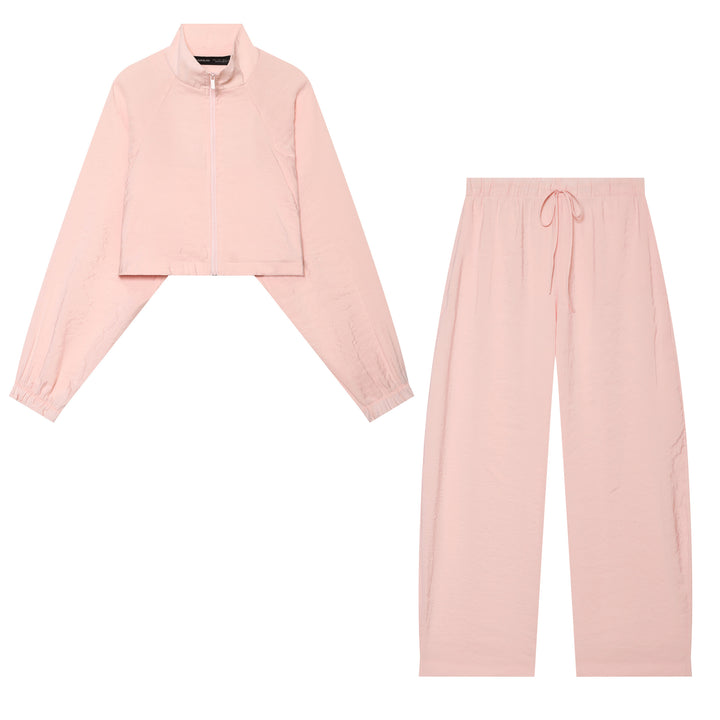 Damen nan weite Leinenlook-Loungebuxe mit elastischem Bund und Kordelzug Echo Archiv