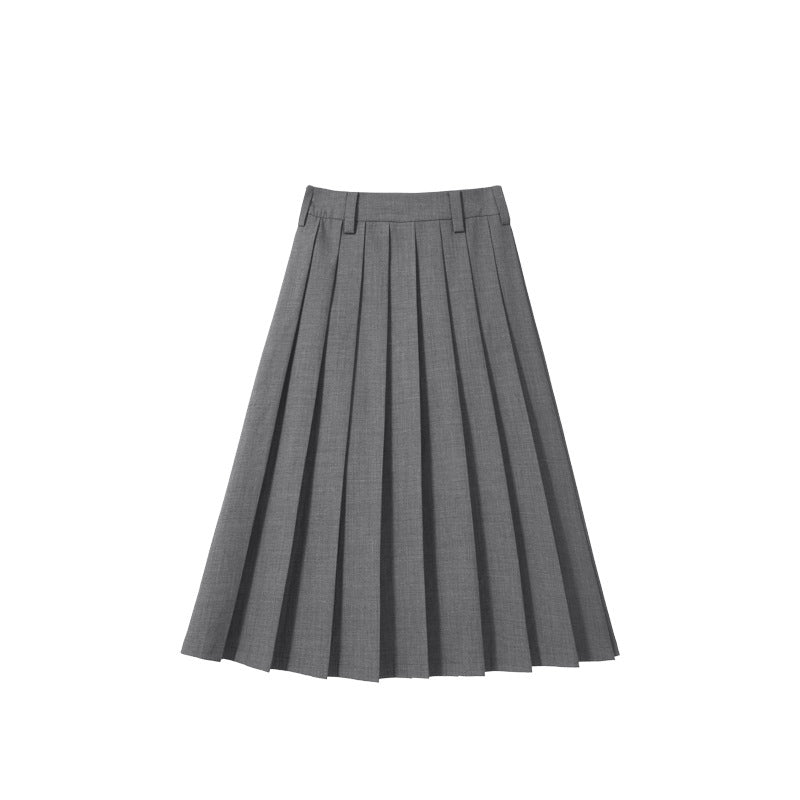 Damen Plissierter Midi-Rock Echoarchiv