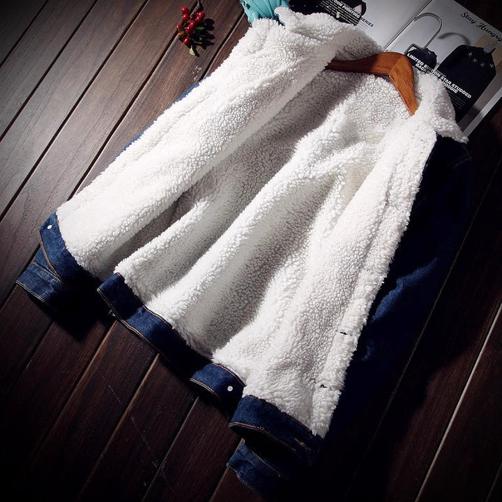 Herren modische Overshirt Jacke mit Fleece-Innenfutter Echoarchiv