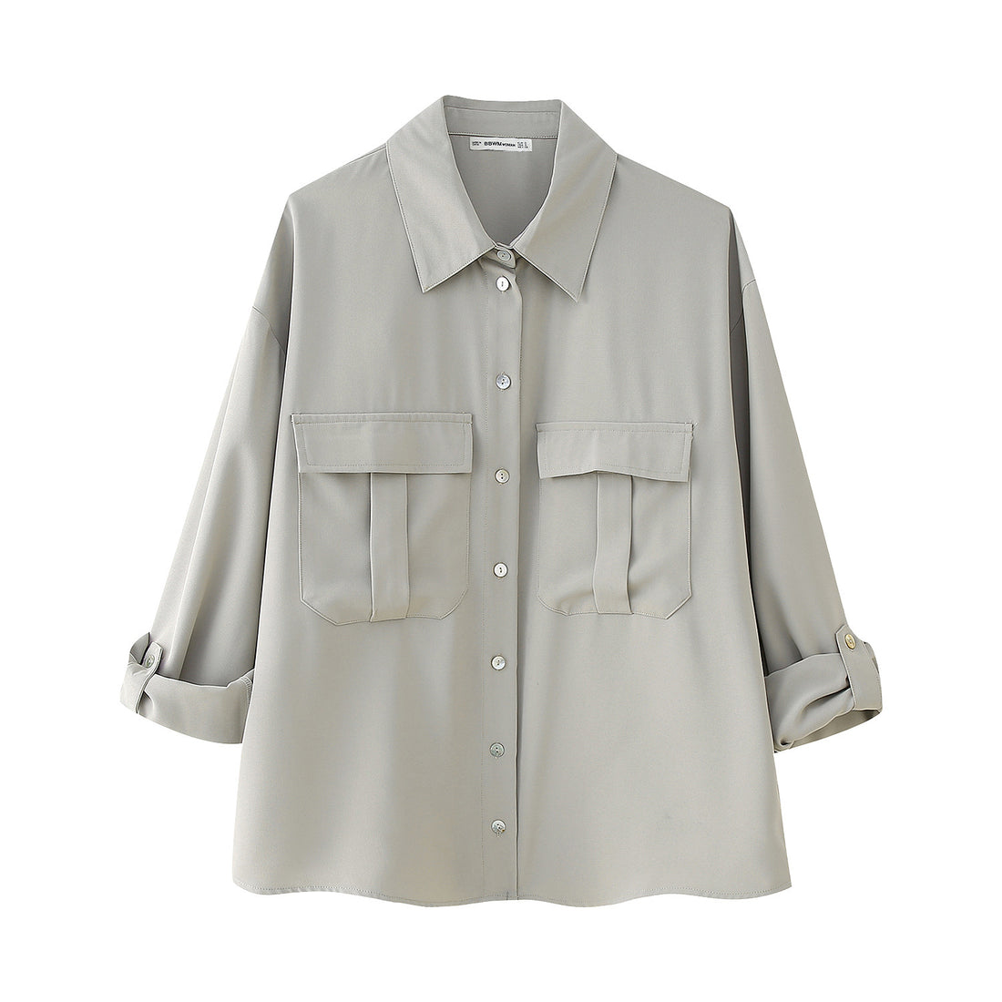 Damen Lockere Blusenjacke und weite Culotte im Set Echoarchiv