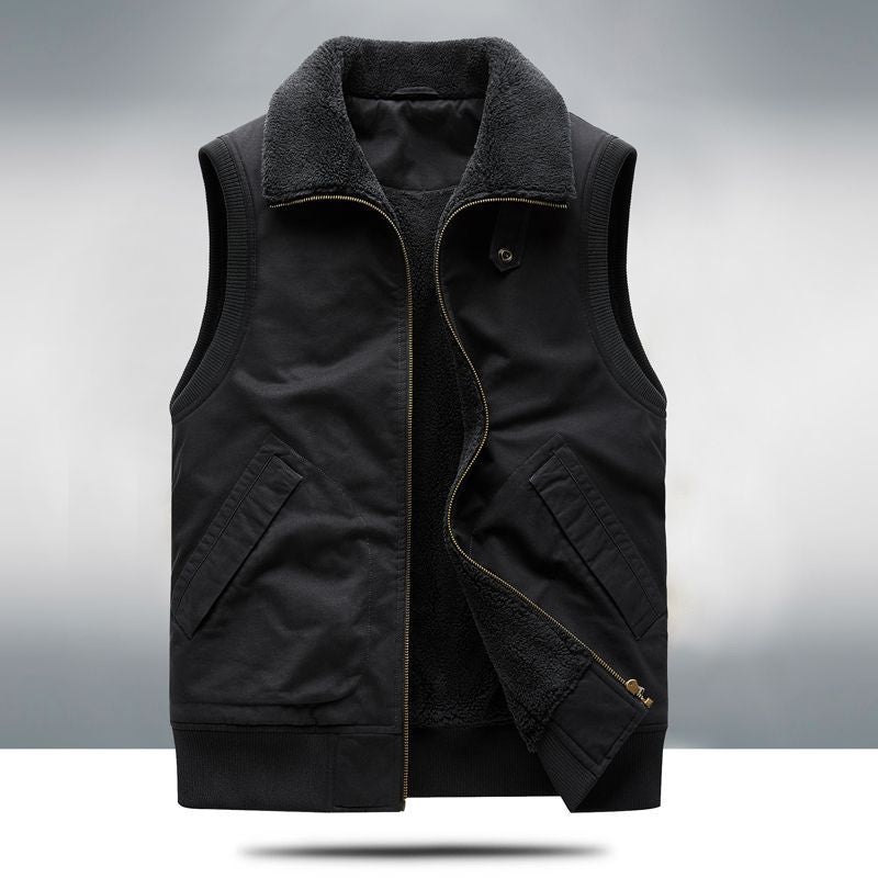 Herren Fleece gefütterte Outdoor-Weste Echo Archiv