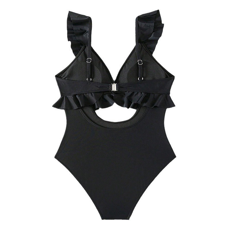 Damen Schwimmanzug mit Rüschendetails Echo Archiv