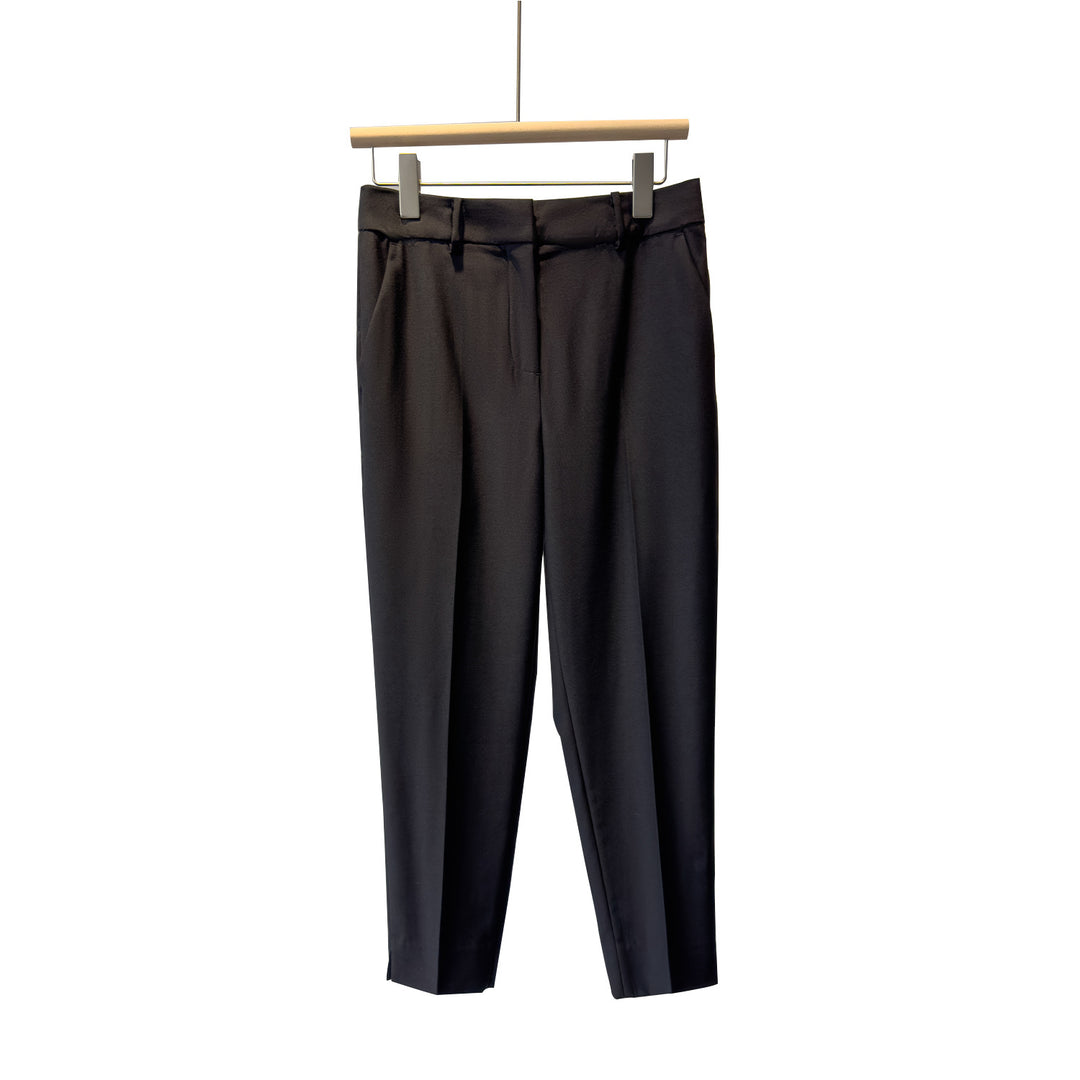 Damen Schicke Taillierte Stretch-Hosen – Avélisse