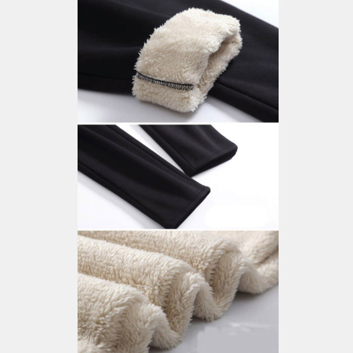 Damen nan gefütterte Thermo-Jogginghose mit Teddyfutter, elastischem Bund und Kordelzug Echo Archiv