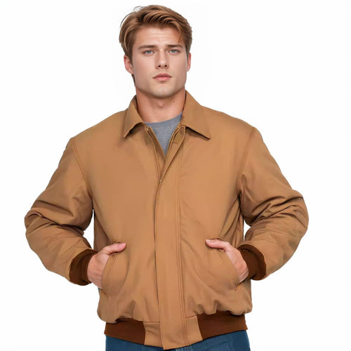 Herren lässige Übergangsjacke mit praktischem Stehkragen Echoarchiv