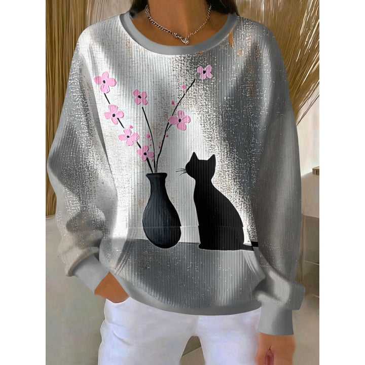 Damen Gemütlicher Pullover Echoarchiv