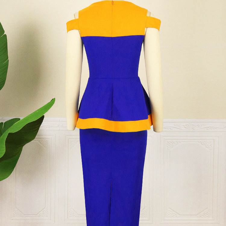 Damen figurbetontes Kleid mit modischem Geometrie-Muster Echo Archiv