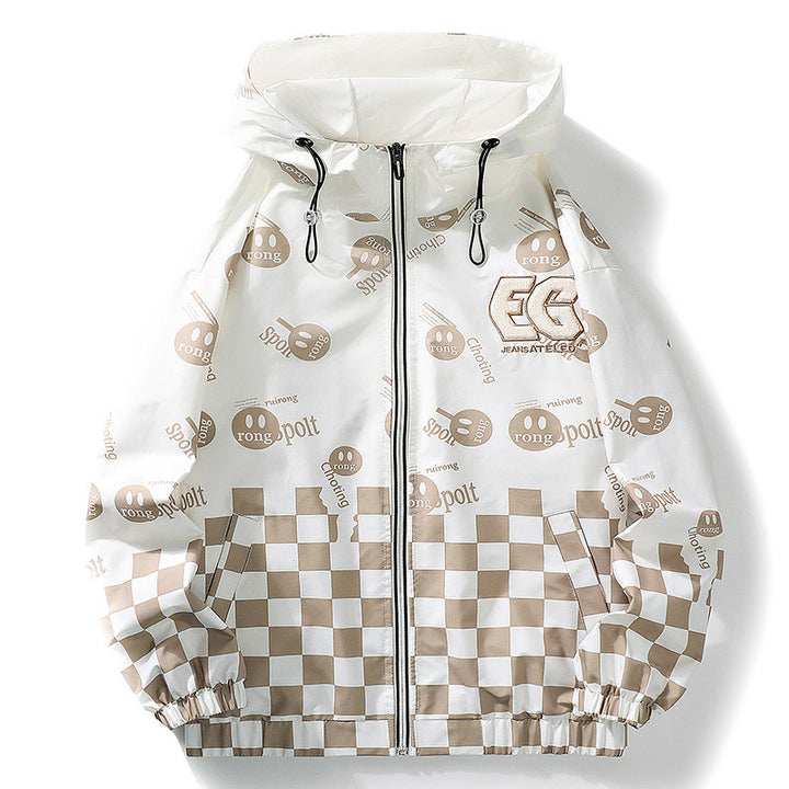Unisex Stylische Kapuzenjacke mit modernen Grafiken Echo Archiv