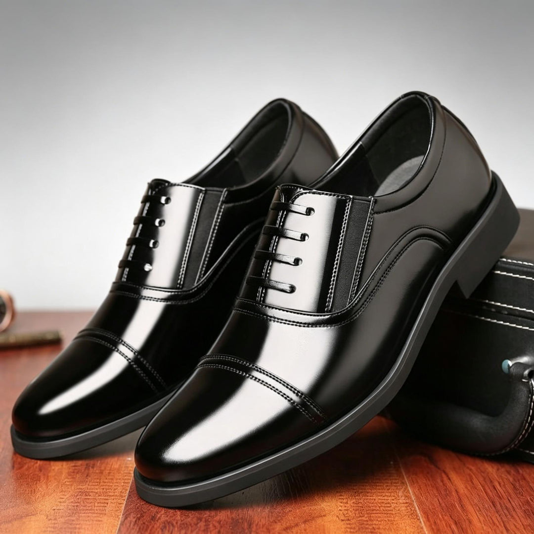Herren Elegante und Hochglanz Schnürschuhe Echoarchiv