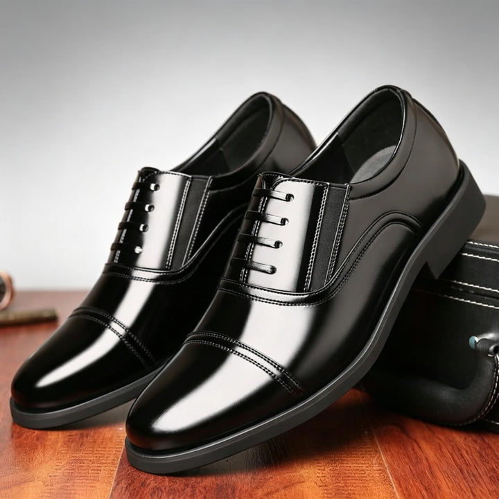 Herren Elegante und Hochglanz Schnürschuhe Echoarchiv