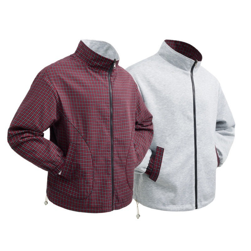Herren Stylische Übergangsjacke im Karomuster Echo Archiv