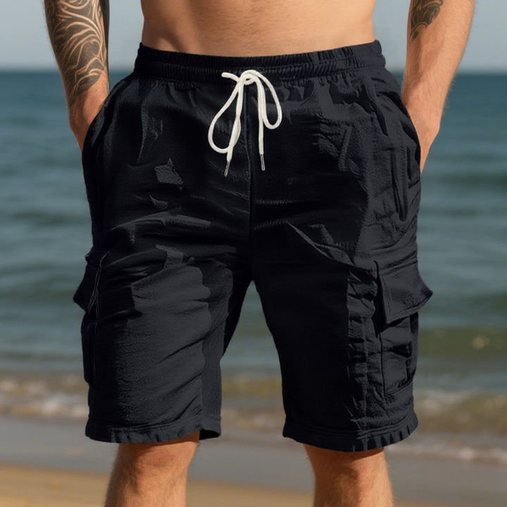 Herren Cargo-Shorts mit mehreren praktischen Taschen und elastischem Bund Echoarchiv
