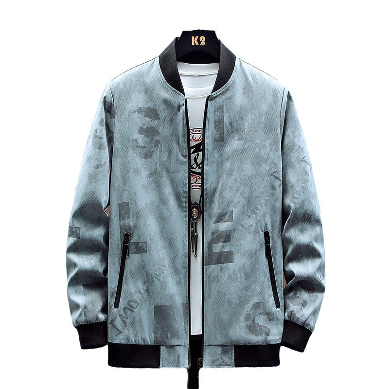 Herren Bomberjacke mit grafischem Design Echo Archiv