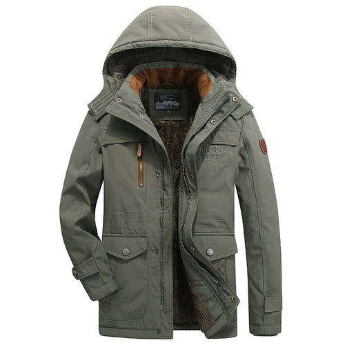 Herren Utility-Parka im Expeditionstil mit Teddyfleece-Innenfutter und Kapuze Echo Archiv
