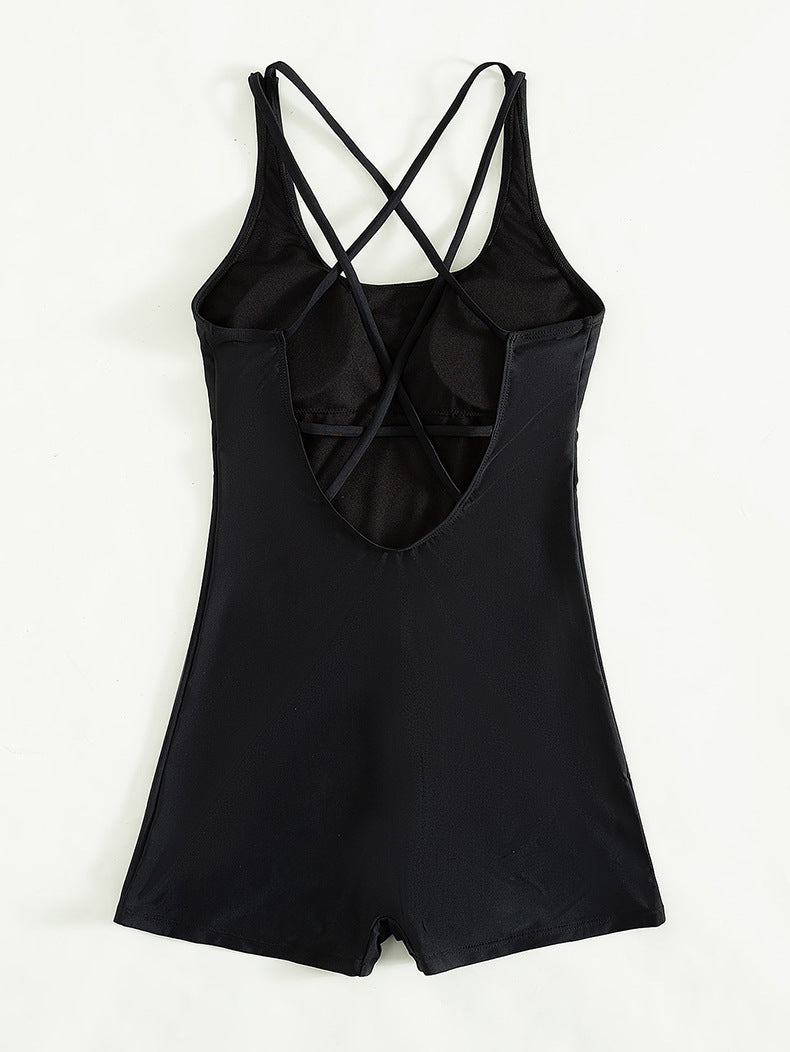 Damen Sportlicher Schwimmanzug Echo Archiv