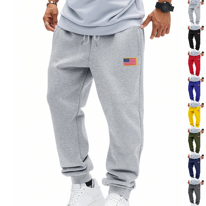Herren modische Sporthose mit American Flagge Echoarchiv