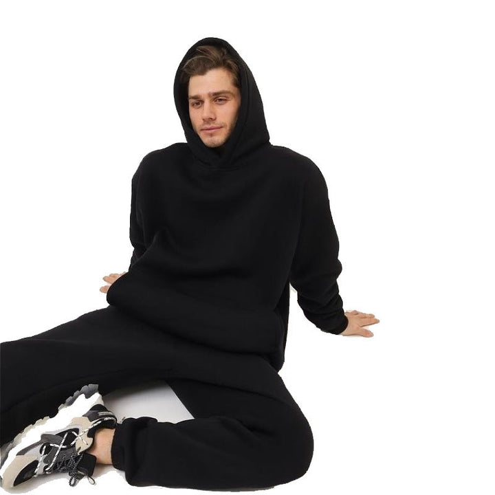 Damen nan extraweicher Oversize-Hoodie mit strukturierter Kängurutasche, überschnittener Schulter und angerauter Innenseite Echo Archiv